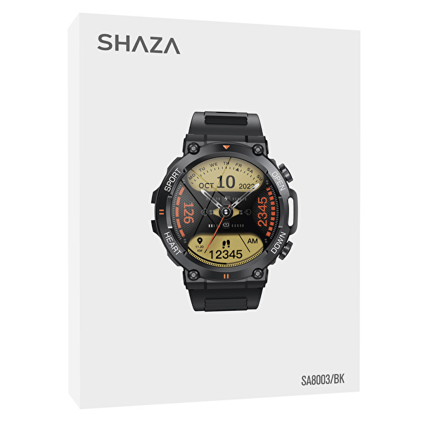 SHAZA Pro 3 Siyah Akıllı Saat