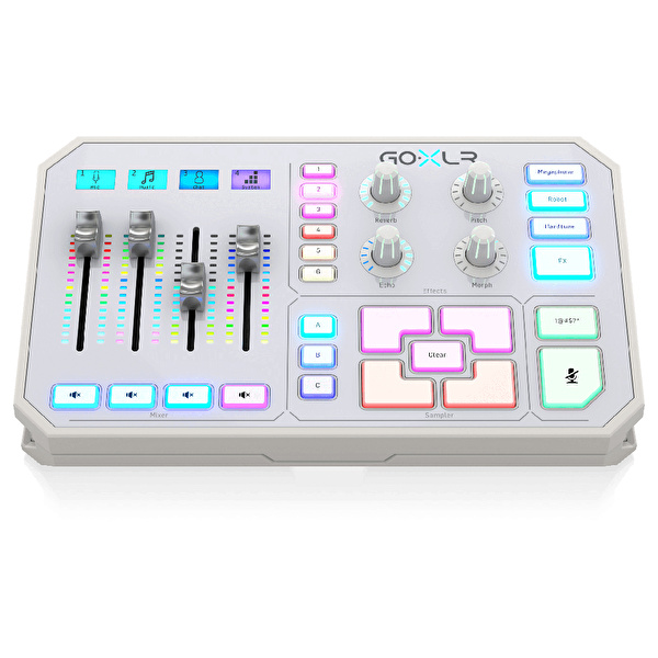 TC HELICON GoXLR-WH Beyaz Gaming Podcast Ses Kartı