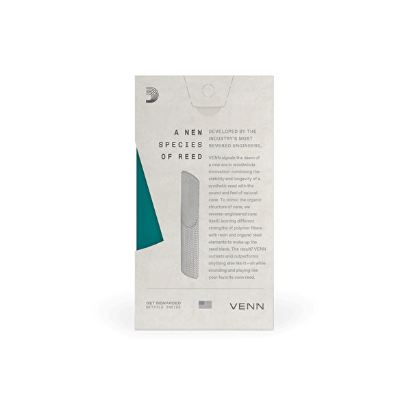DADDARIO VBB0125G2  VENN 2,5 Numara Klarnet Kamışı - 1 Adet