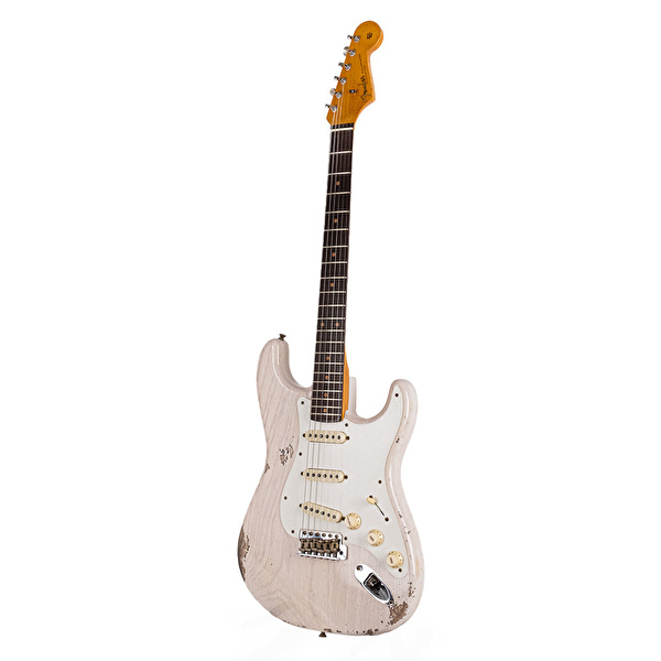 Fender Custom Shop Limited Edition Troposphere Stratocaster Heavy Relic Aged White Blonde Elektro Gitar