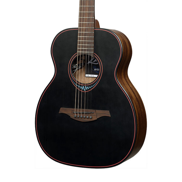 LAG GLH TBW1TE BlueWave1 Travel Siyah Elektro Akustik Gitar