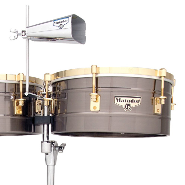 LATIN PERCUSSION M257-BNG Matador 14-15 Timbal Black Nick Gd Bell Dahil