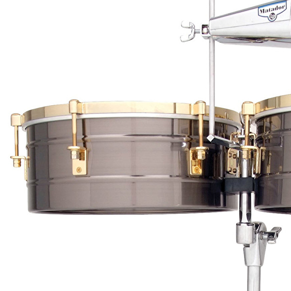 LATIN PERCUSSION M257-BNG Matador 14-15 Timbal Black Nick Gd Bell Dahil