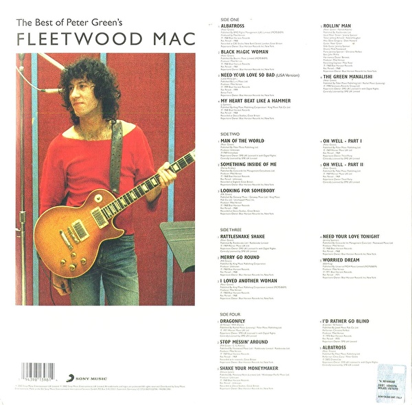 Fleetwood Mac – The Best Of Peter Green's Fleetwood Mac
