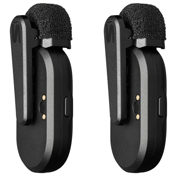 Shure MoveMic Two İki kanal Kablosuz Yaka Mikrofonu (Şarj çantası dahil)
