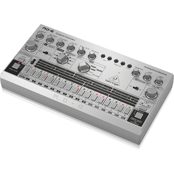 BEHRINGER RD-6-SR RHYTHM DESIGNER Analog Davul Makinesi (Gümüş Gri)