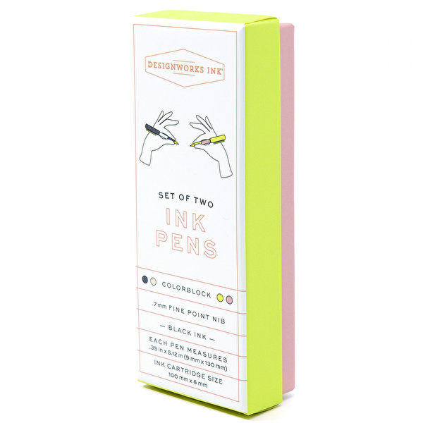 DESIGNWORKS INK 2'li Tükenmez Kalem White Taupe