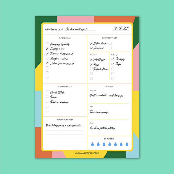 THE MAGGER Notepad Günlük