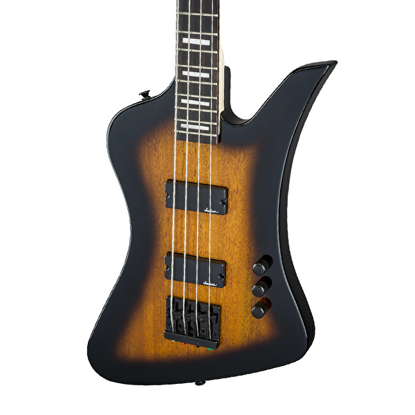 Jackson JS Kelly Bird Bass IV JS2 Amaranth Klavye Tobacco Burst Bas Gitar