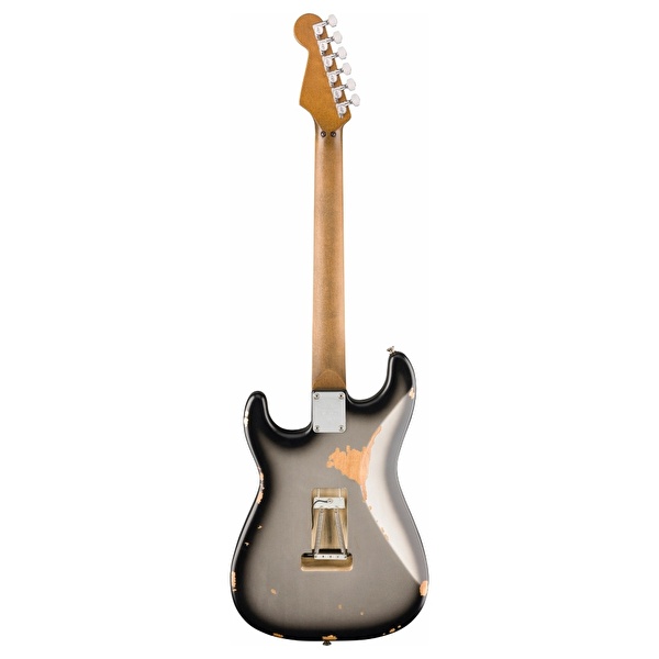EVH Limited Edition Frankenstein Relic Akçaağaç Klavye Silverburst Elektro Gitar