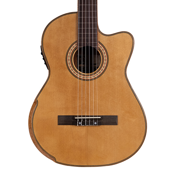 Barcelona Vega CEQ Perdesiz Elektro Klasik Gitar