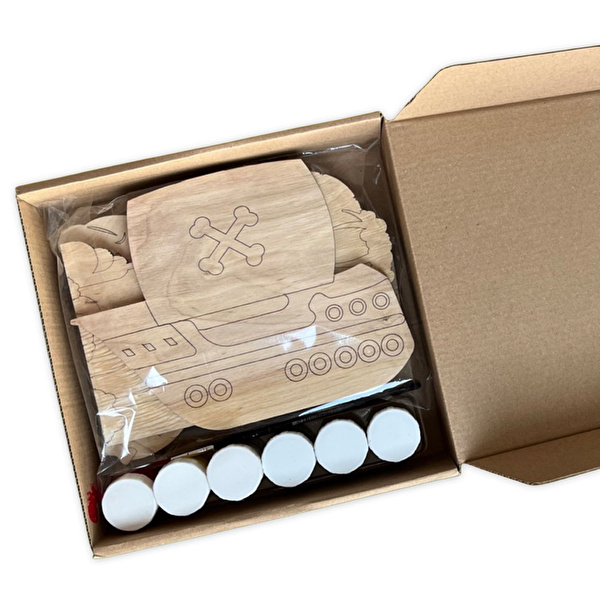 IMAGINORY Ahşap Boyama Seti – Korsan