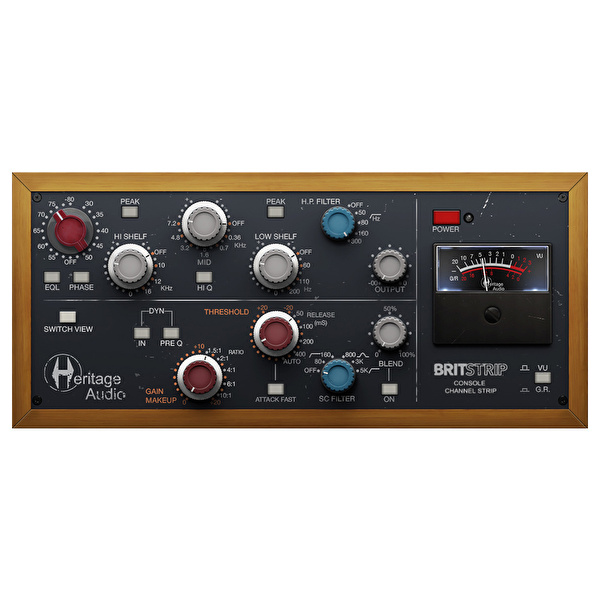 HERITAGE AUDIO Britstrip Console Channel Strip Plugin