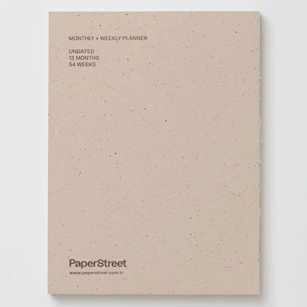 PAPER STREET Everyday Planner - Almond Defter