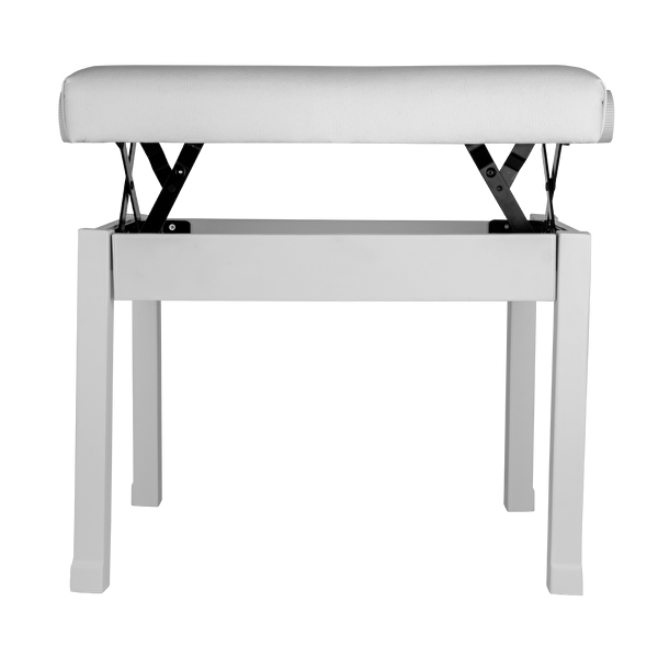 KOZMOS KPB-120WH / Ayarlı Piyano Taburesi (Beyaz)