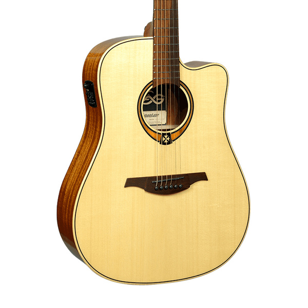 LAG GLA T88DCE Tramontane Natural Akustik Gitar