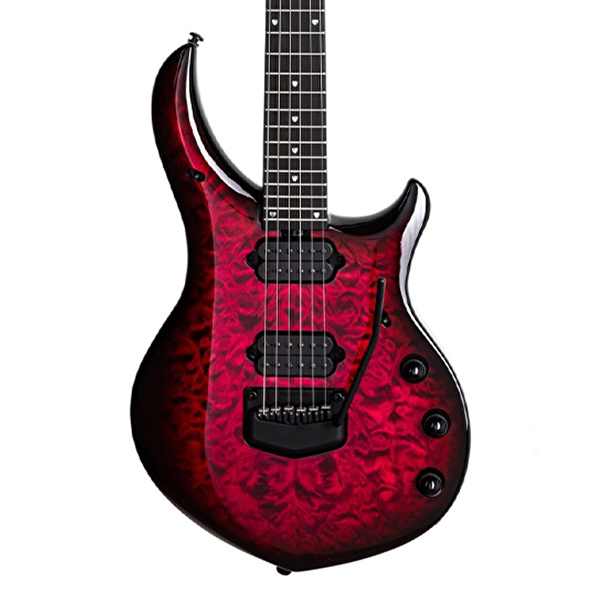 Music Man Majesty 6 Abanoz Klavye Red Nebula Elektro Gitar