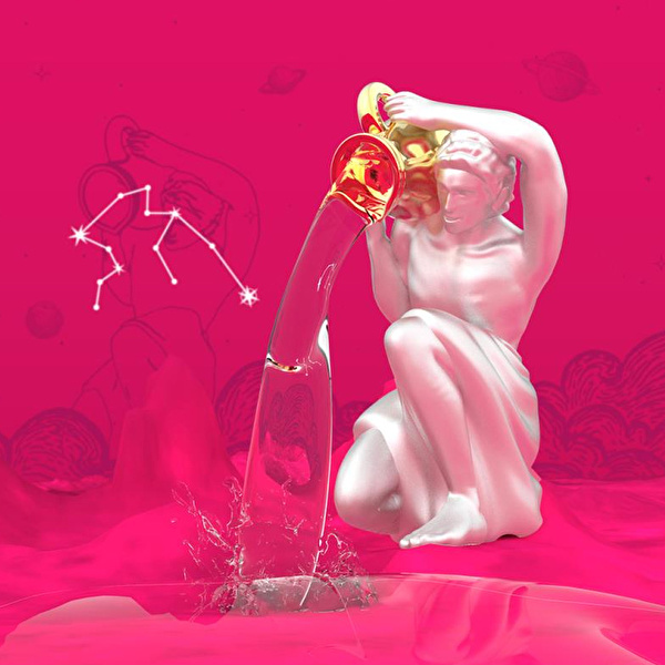 METALMORPHOSE Burç Koleksiyonu Kova Anahtarlık / Çanta