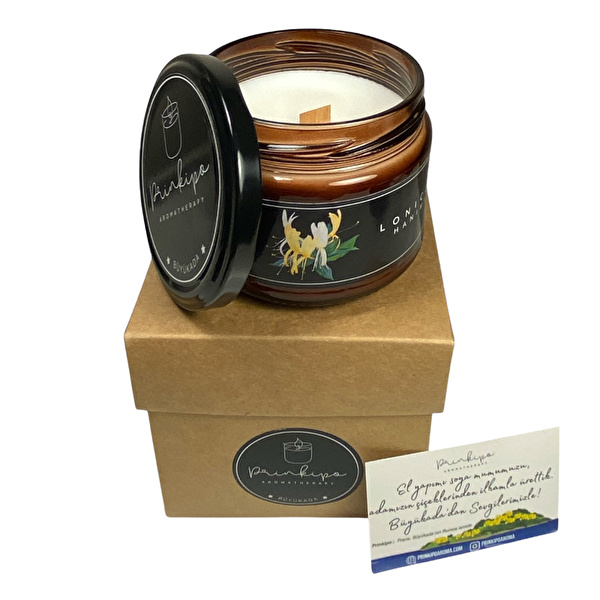 PRINKIPO Hanımeli Kokulu Soya Mumu (300 ml)