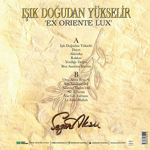 Sezen Aksu - Işık Doğudan Yükselir