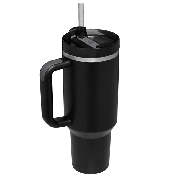 STANLEY Quencher Pipetli Termos Bardak 1.18 Lt Siyah