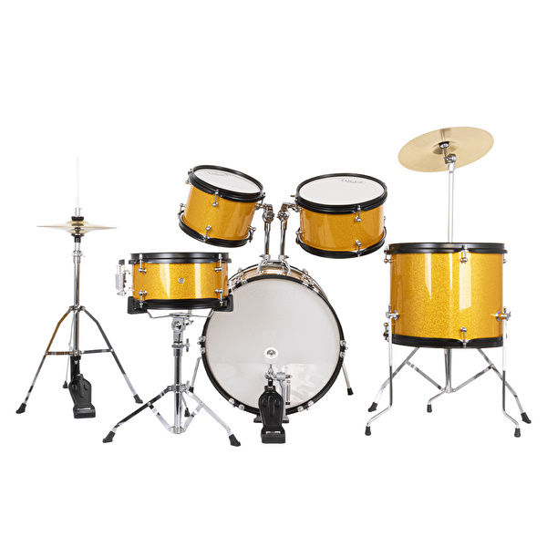 FOCUS FCJ1049A-OR 4 Parça (14B/8T/10T/12F/10S) Turuncu Akustik Çocuk Davulu