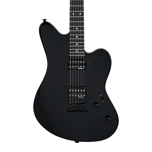 Jackson JS22 HT Surfcaster Amaranth Klavye Gloss Black Elektro Gitar