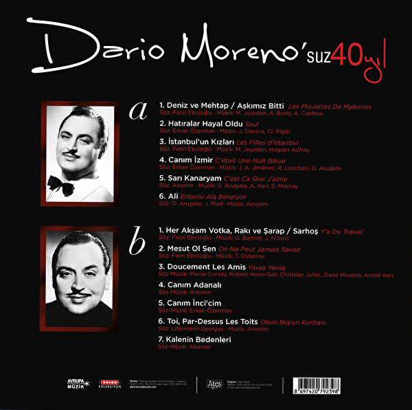 Dario Moreno – Dario Moreno'suz 40 Yıl