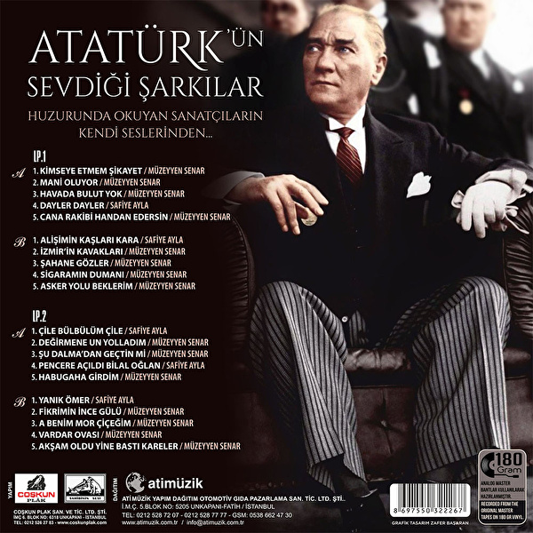Müzeyyen Senar, Safiye Ayla - Atatürk'ün Sevdiği Şarkılar