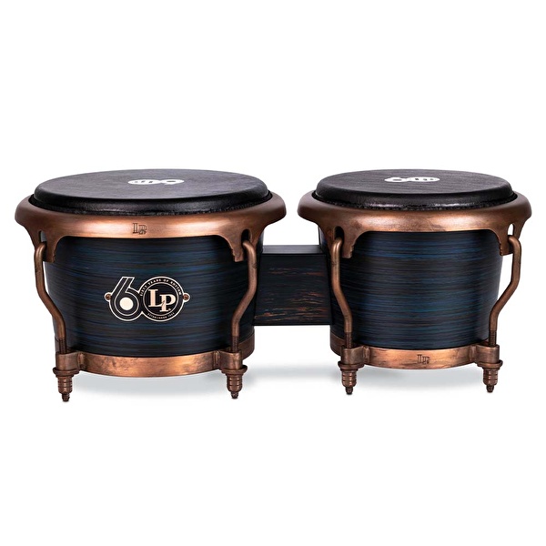 LATIN PERCUSSION LP200XF-60 CCII 7 14-8 5/8 Bongo FG Rustik BRZ