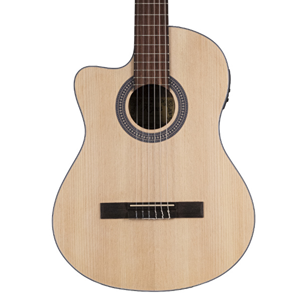 KOZMOS IC-100 4/4 LCE NA Solak Elektro Klasik Gitar