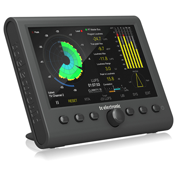 TC Electronic CLARITY M USB Bağlantılı Stereo ve 5.1 Ses Yüksekliği Ölçer