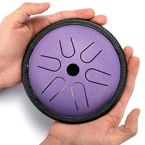 YOGIXO Tongue Drum 6 Notalı 5.5″ Lavanta