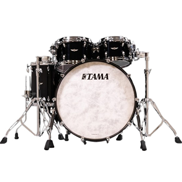 TAMA TW42RZS-PBK STAR Walnut Piano Black 4 Parça (22B/10T/12T/16F) Akustik Davul Seti