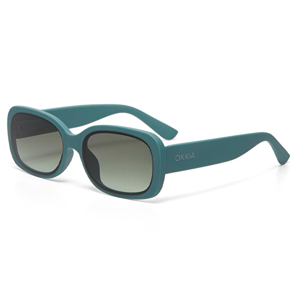 OKKIA Chiara Unisex Yeşil Güneş Gözlüğü Yeşil Gradyan