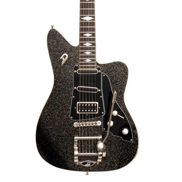 Duesenberg Paloma HS Black Sparkle Case Dahil Elektro Gitar