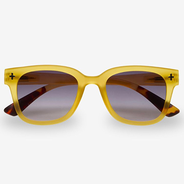 OKKIA Giovanni Siyah Lens Unisex Güneş Gözlüğü Sarı