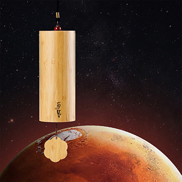 YOGIXO Mars Gezegeni Bambu Rüzgar Çanı 9 Nota