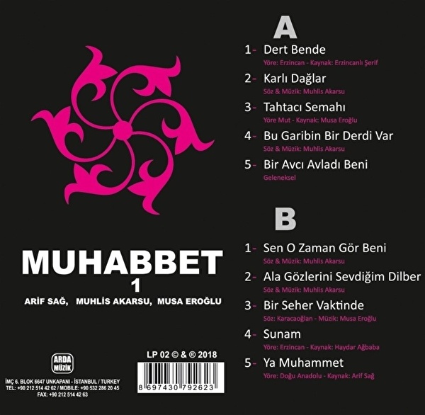 Arif Sağ, Musa Eroğlu, Muhlis Akarsu-Muhabbet