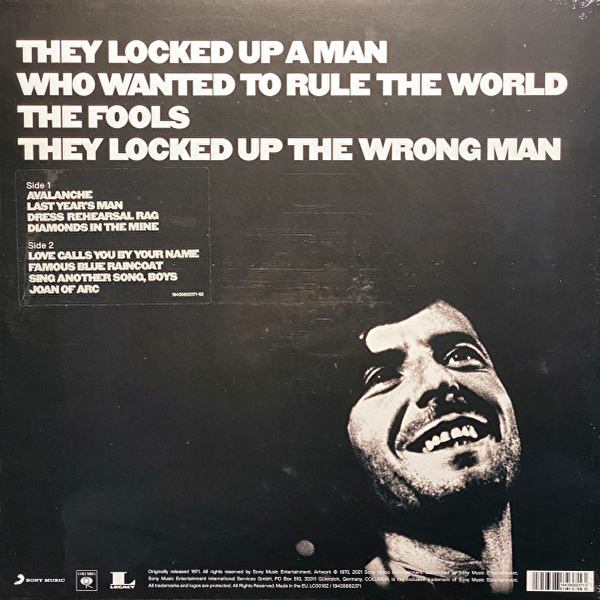 Leonard Cohen – Songs Of Love And Hate (50th anniversary Reissue, White Opaque Vinyl)
