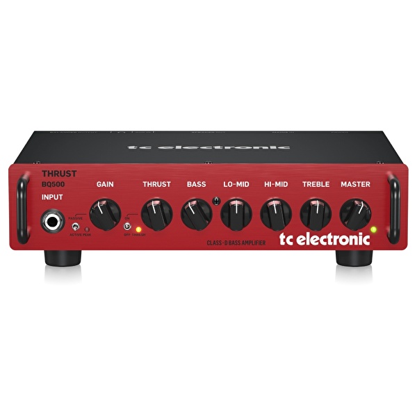 TC Electronic BQ500 500W Portatif Bas Kafa Amfisi (Mosfet Preamfi Ve Thrust Compressor)