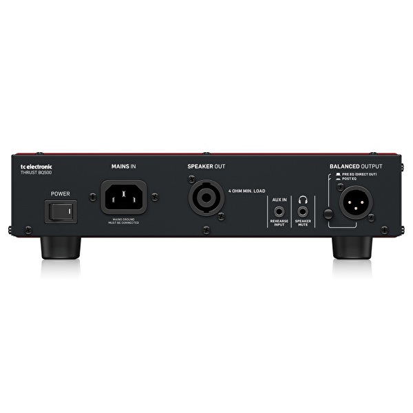 TC Electronic BQ500 500W Portatif Bas Kafa Amfisi (Mosfet Preamfi Ve Thrust Compressor)