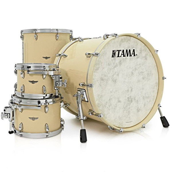 TAMA TW42RZS-ATW STAR Walnut Antique White 4 Parça (22B/10T/12T/16F) Akustik Davul Seti