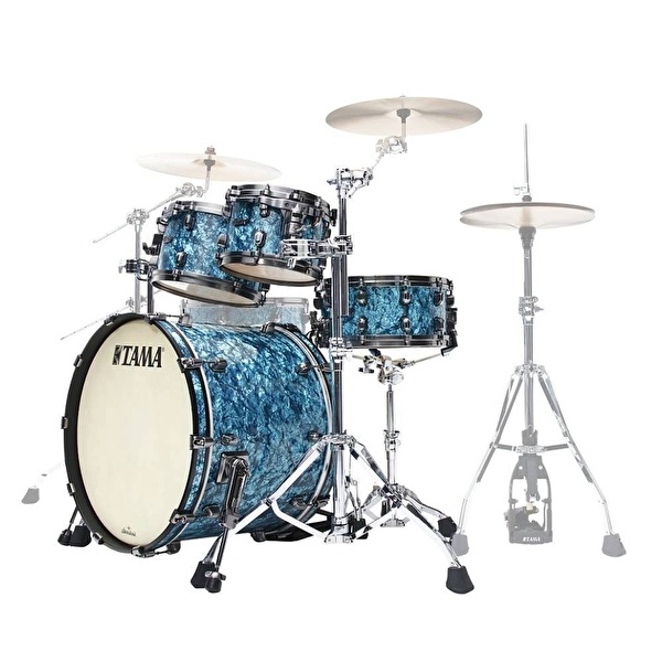 TAMA MR42TZUS-TQP Starclassic Maple Turkuaz Pearl 4 Parça (22B/10T/12T/16F) Akustik Davul Seti