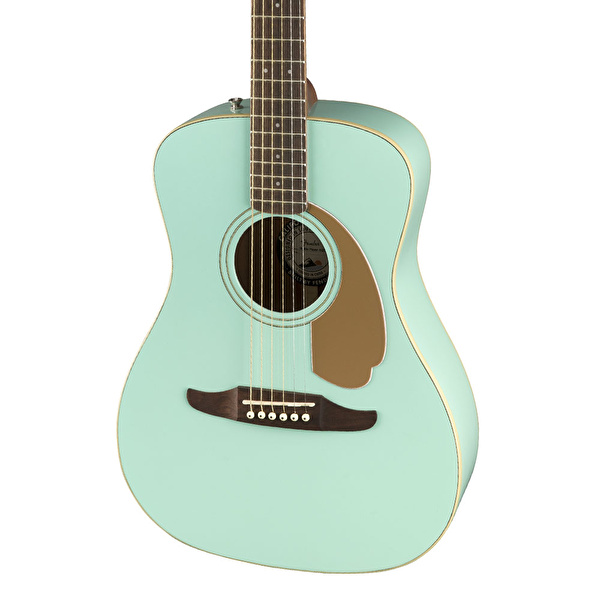 Fender Malibu Player Ceviz Klavye Aqua Splash Elektro Akustik Gitar