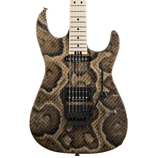 Charvel Warren DeMartini Artist Serisi San Dimas Akçaağaç Klavye Snakeskin Elektro Gitar