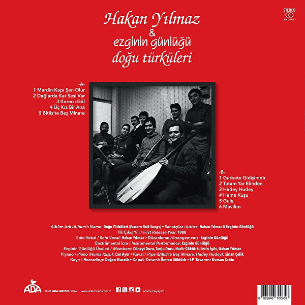Hakan Yılmaz, Ezginin Günlüğü - Doğu Türküleri