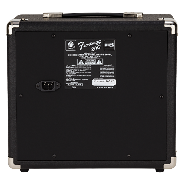 Fender Frontman 20G Black Elektro Gitar Amfisi