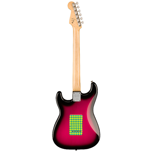 Fender Steve Lacy People Pleaser Stratocaster Akçaağaç Klavye Chaos Burst Elektro Gitar