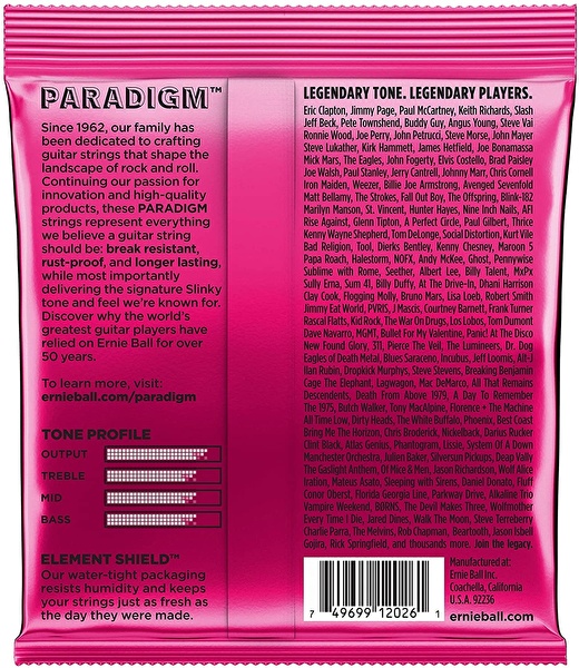 ERNIE BALL P02023 Paradigm Super Slinky 9-42 Elektro Gitar Tel Seti